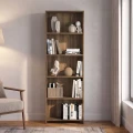 Βιβλιοθήκη Anfisa Megapap χρώμα καρυδί 58x22x170εκ.