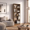 Βιβλιοθήκη Anfisa Megapap χρώμα καρυδί 58x22x170εκ.