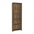 Βιβλιοθήκη Anfisa Megapap χρώμα καρυδί 58x22x170εκ.