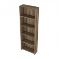 Βιβλιοθήκη Anfisa Megapap χρώμα καρυδί 58x22x170εκ.