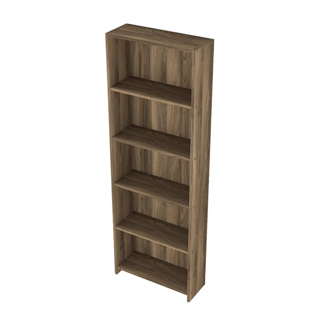 Βιβλιοθήκη Anfisa Megapap χρώμα καρυδί 58x22x170εκ.