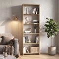 Βιβλιοθήκη Alantos Megapap χρώμα sapphire oak 60x29,6x180εκ.