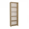 Βιβλιοθήκη Alantos Megapap χρώμα sapphire oak 60x29,6x180εκ.