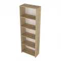 Βιβλιοθήκη Alantos Megapap χρώμα sapphire oak 60x29,6x180εκ.
