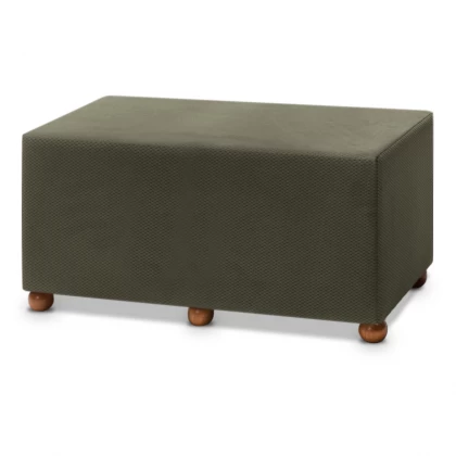 Σκαμπώ Genma Megapap υφασμάτινο χρώμα πράσινο 80x40x40εκ. Σκαμπώ Genma Megapap υφασμάτινο χρώμα πράσινο 80x40x40εκ.