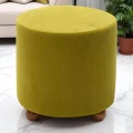 Σκαμπώ Mario Megapap υφασμάτινο χρώμα λαδί 40x40x40εκ.