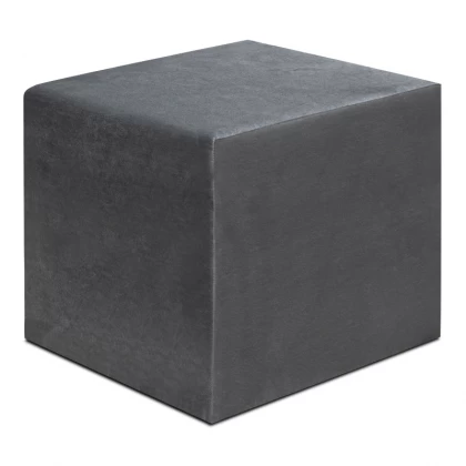 Σκαμπώ April Megapap βελούδινο χρώμα γκρι 40x40x40εκ. Σκαμπώ April Megapap βελούδινο χρώμα γκρι 40x40x40εκ.
