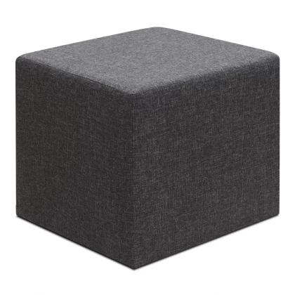Σκαμπώ Linda Megapap υφασμάτινο χρώμα ανθρακί 40x40x40εκ. Σκαμπώ Linda Megapap υφασμάτινο χρώμα ανθρακί 40x40x40εκ.