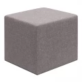 Σκαμπώ Linda Megapap υφασμάτινο χρώμα καφέ 40x40x40εκ.