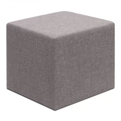 Σκαμπώ Linda Megapap υφασμάτινο χρώμα καφέ 40x40x40εκ.