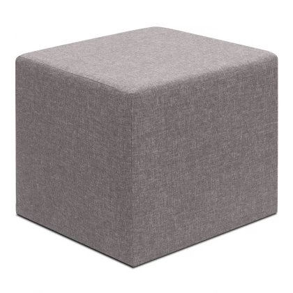 Σκαμπώ Linda Megapap υφασμάτινο χρώμα καφέ 40x40x40εκ. Σκαμπώ Linda Megapap υφασμάτινο χρώμα καφέ 40x40x40εκ.