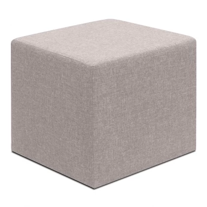 Σκαμπώ Linda Megapap υφασμάτινο χρώμα μπεζ 40x40x40εκ. Σκαμπώ Linda Megapap υφασμάτινο χρώμα μπεζ 40x40x40εκ.