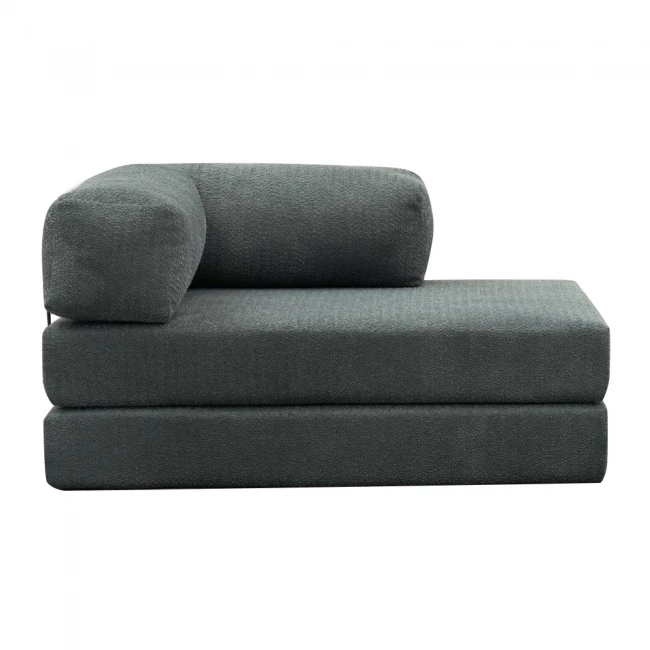 Καναπές - κρεβάτι Comfort Megapap διθέσιος υφασμάτινος χρώμα μέντα 140x95x75εκ.