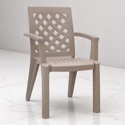 Πολυθρόνα πολυπροπυλενίου Kira Megapap χρώμα cappuccino 58x52x87εκ. Πολυθρόνα πολυπροπυλενίου Kira Megapap χρώμα cappuccino 58x52x87εκ.