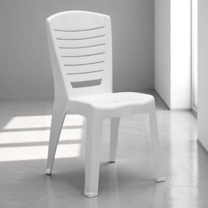 Καρέκλα πολυπροπυλενίου Tabia Megapap χρώμα λευκό 47x49x86εκ. Καρέκλα πολυπροπυλενίου Tabia Megapap χρώμα λευκό 47x49x86εκ.