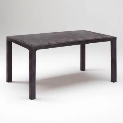 Τραπέζι πολυπροπυλενίου Kalan Megapap χρώμα καφέ 150x90x75εκ. Τραπέζι πολυπροπυλενίου Kalan Megapap χρώμα καφέ 150x90x75εκ.