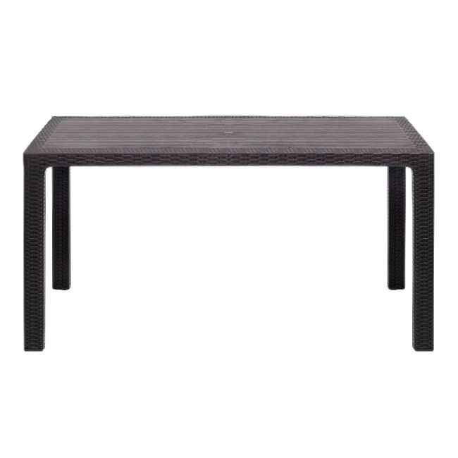 Τραπέζι πολυπροπυλενίου Kalan Megapap χρώμα καφέ 150x90x75εκ. Τραπέζι πολυπροπυλενίου Kalan Megapap χρώμα καφέ 150x90x75εκ.