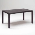 Τραπέζι πολυπροπυλενίου Kalan Megapap χρώμα καφέ 150x90x75εκ.