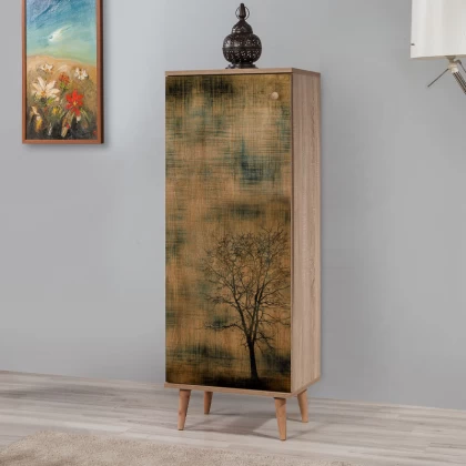 Παπουτσοθήκη - ντουλάπι Soho Megapap χρώμα sonoma 50x38x135εκ. Παπουτσοθήκη - ντουλάπι Soho Megapap χρώμα sonoma 50x38x135εκ.