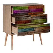 Συρταρτιέρα Soho Megapap χρώμα sonoma 80x40x90εκ.