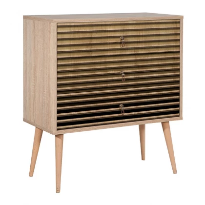 Συρταρτιέρα Soho Megapap χρώμα sonoma 80x40x90εκ. Συρταρτιέρα Soho Megapap χρώμα sonoma 80x40x90εκ.