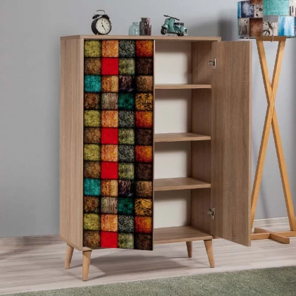 Παπουτσοθήκη - ντουλάπι Soho Megapap χρώμα sonoma 80x36x127εκ. Παπουτσοθήκη - ντουλάπι Soho Megapap χρώμα sonoma 80x36x127εκ.