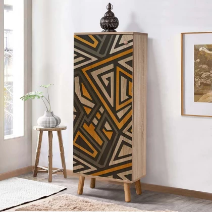 Παπουτσοθήκη - ντουλάπι Soho Megapap χρώμα sonoma 50x38x135εκ. Παπουτσοθήκη - ντουλάπι Soho Megapap χρώμα sonoma 50x38x135εκ.