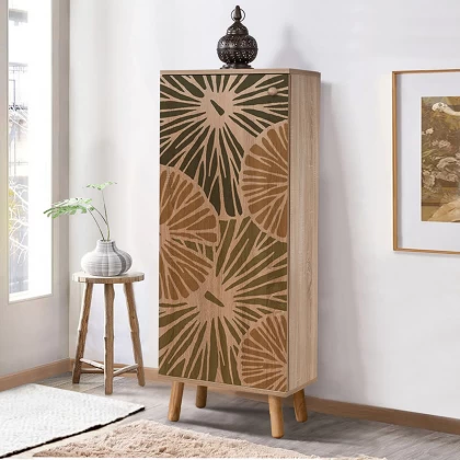 Παπουτσοθήκη - ντουλάπι Soho Megapap χρώμα sonoma 50x38x135εκ. Παπουτσοθήκη - ντουλάπι Soho Megapap χρώμα sonoma 50x38x135εκ.