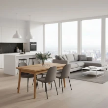Τραπέζι Jemmy Megapap επεκτεινόμενο χρώμα atlantic pine 120/153x75x77εκ.
