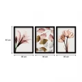 Πίνακας "Pink Flowers" Megapap 3 τμχ. σε πλαίσιο 35x45x2εκ. Πίνακας "Pink Flowers" Megapap 3 τμχ. σε πλαίσιο 35x45x2εκ.