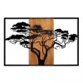Διακοσμητικό τοίχου Acacia Tree Megapap ξύλινο - μεταλλικό χρώμα καρυδί - μαύρο 90x3x58εκ. Διακοσμητικό τοίχου Acacia Tree Megapap ξύλινο - μεταλλικό χρώμα καρυδί - μαύρο 90x3x58εκ.