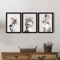 Πίνακας "Flower Girls" Megapap 3 τμχ. σε πλαίσιο 35x45x2εκ. Πίνακας "Flower Girls" Megapap 3 τμχ. σε πλαίσιο 35x45x2εκ.
