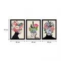 Πίνακας "Flower Girls" Megapap 3 τμχ. σε πλαίσιο 35x45x2εκ. Πίνακας "Flower Girls" Megapap 3 τμχ. σε πλαίσιο 35x45x2εκ.
