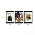 Πίνακας "Abstract Shapes" Megapap 3 τμχ. σε πλαίσιο 35x45x2εκ. Πίνακας "Abstract Shapes" Megapap 3 τμχ. σε πλαίσιο 35x45x2εκ.