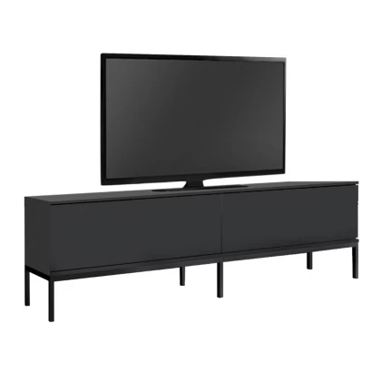 Έπιπλο τηλεόρασης Lord Megapap χρώμα μαύρο 180x30x47εκ. Έπιπλο τηλεόρασης Lord Megapap χρώμα μαύρο 180x30x47εκ.