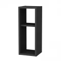Κομοδίνο επιτοίχιο Sault Megapap χρώμα ανθρακί 23,2x22x59,6εκ.