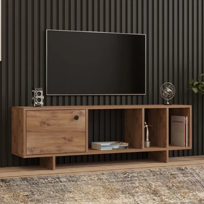 Έπιπλο τηλεόρασης Folsom Megapap χρώμα atlantic pine 140x29,9x45εκ. Έπιπλο τηλεόρασης Folsom Megapap χρώμα atlantic pine 140x29,9x45εκ.