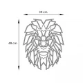 Απλίκα τοίχου Lion Megapap E27 MDF χρώμα μαύρο 39x12x49εκ. Απλίκα τοίχου Lion Megapap E27 MDF χρώμα μαύρο 39x12x49εκ.