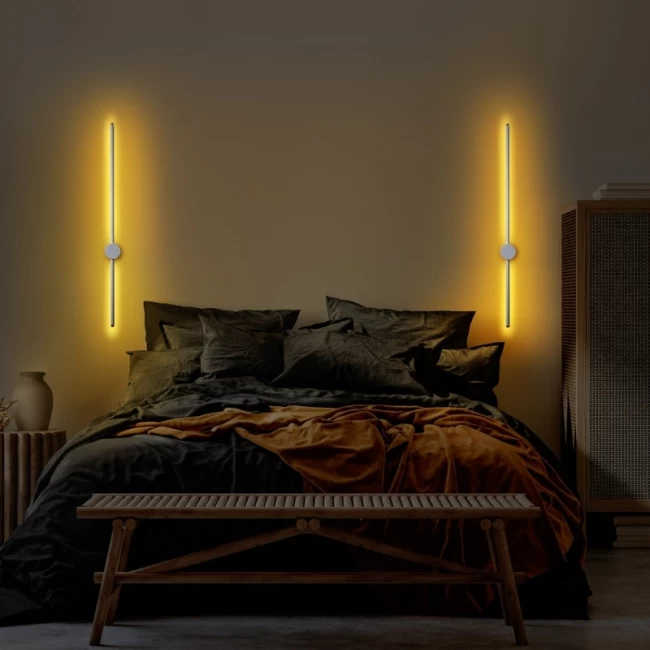 Απλίκα τοίχου Led Trooper Megapap μεταλλική χρώμα γκρι 7x10x91εκ. Απλίκα τοίχου Led Trooper Megapap μεταλλική χρώμα γκρι 7x10x91εκ.