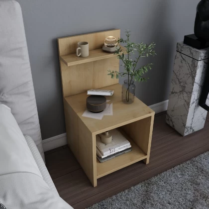Κομοδίνο Ulman Megapap χρώμα sapphire oak 35x37x72εκ. Κομοδίνο Ulman Megapap χρώμα sapphire oak 35x37x72εκ.