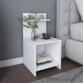 Κομοδίνο Ulman Megapap χρώμα λευκό 35x37x72εκ.