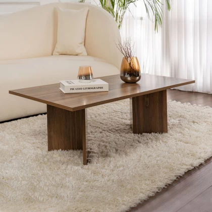 Τραπεζάκι σαλονιού Sabin Megapap χρώμα καρυδί 119x60x40εκ. Τραπεζάκι σαλονιού Sabin Megapap χρώμα καρυδί 119x60x40εκ.