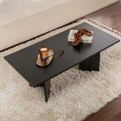 Τραπεζάκι σαλονιού Sabin Megapap χρώμα μαύρο 119x60x40εκ. Τραπεζάκι σαλονιού Sabin Megapap χρώμα μαύρο 119x60x40εκ.