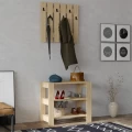 Έπιπλο εισόδου Friends Megapap χρώμα sapphire oak 69,8x33,6x60εκ.