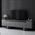 Έπιπλο τηλεόρασης Haven Megapap χρώμα ανθρακί 180x30x50εκ.