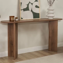 Κονσόλα Sira Megapap χρώμα καρυδί 150x35x75εκ.