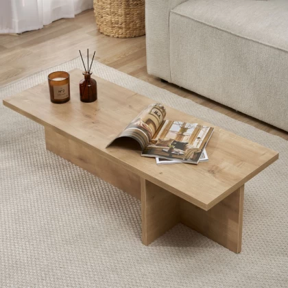 Τραπεζάκι σαλονιού Harbor Megapap χρώμα sapphire oak 120x45x30εκ. Τραπεζάκι σαλονιού Harbor Megapap χρώμα sapphire oak 120x45x30εκ.
