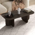 Τραπεζάκι σαλονιού Becaj Megapap χρώμα καρυδί 120x60x41,4εκ.