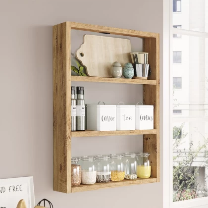 Ραφιέρα τοίχου Prena Megapap χρώμα atlantic pine 43,2x9x60εκ. Ραφιέρα τοίχου Prena Megapap χρώμα atlantic pine 43,2x9x60εκ.