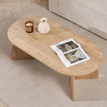 Τραπεζάκι σαλονιού Melina Megapap χρώμα sapphire oak 120x60x40εκ.